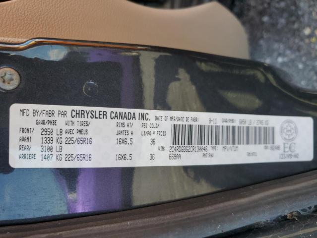 Photo 14 from auction – 2012 DODGE GRAND CARA with VIN 2C4RDGBG2CR130046