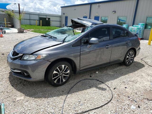 HONDA CIVIC EXL 2013 with VIN 2HGFB2F99DH522540 - Photo from auction