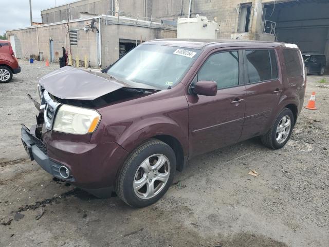 HONDA PILOT EX 2015 with VIN 5FNYF4H45FB055263 - Photo from auction