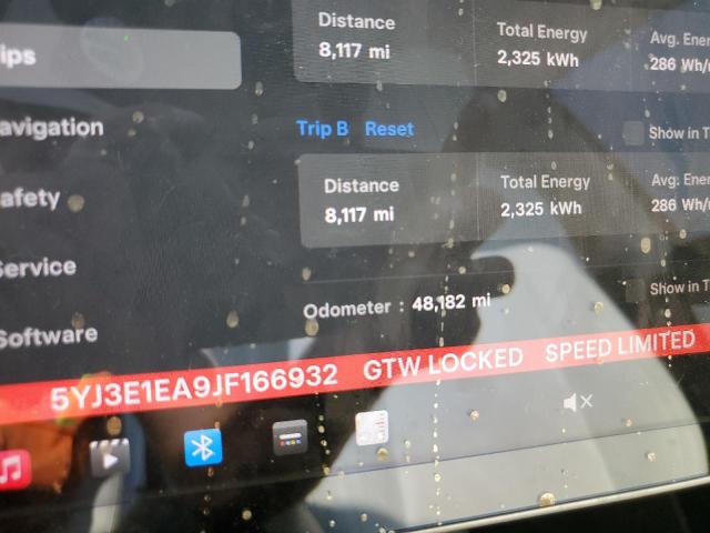 Photo 9 from auction – 2018 TESLA MODEL 3 with VIN 5YJ3E1EA9JF166932