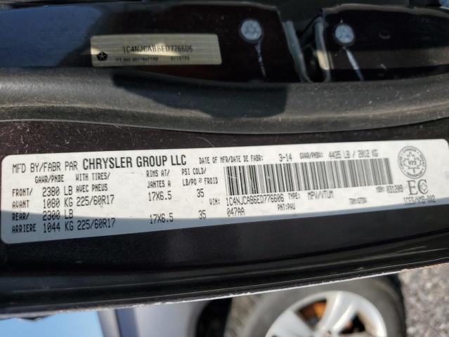 Фото 14 с аукциона – 2014 JEEP COMPASS SP с VIN 1C4NJCAB6ED776606