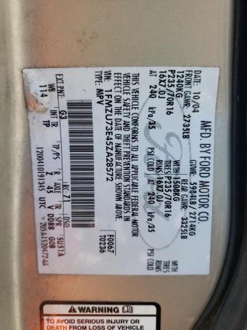 Photo 14 from auction – 2005 FORD EXPLORER X with VIN 1FMZU73E45ZA28572