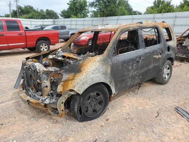 HONDA PILOT LX 2009 with VIN 5FNYF48219B043310 - Photo from auction