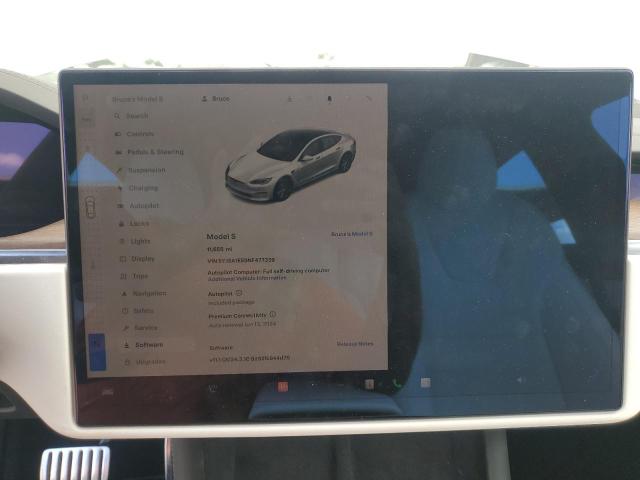 Photo 9 from auction – 2022 TESLA MODEL S with VIN 5YJSA1E59NF477339