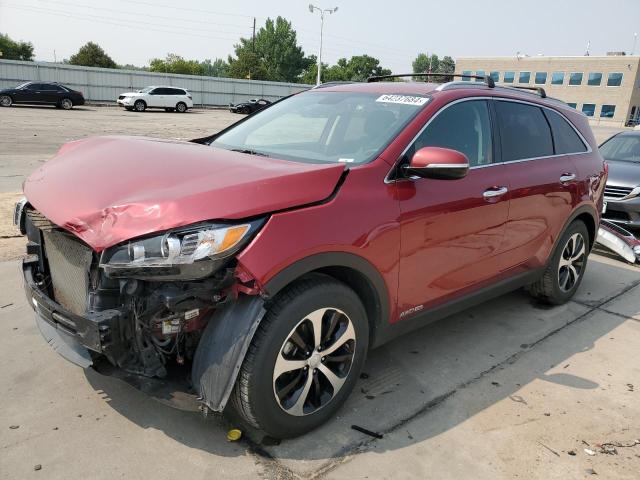 KIA SORENTO EX 2016 with VIN 5XYPHDA54GG174229 - Photo from auction