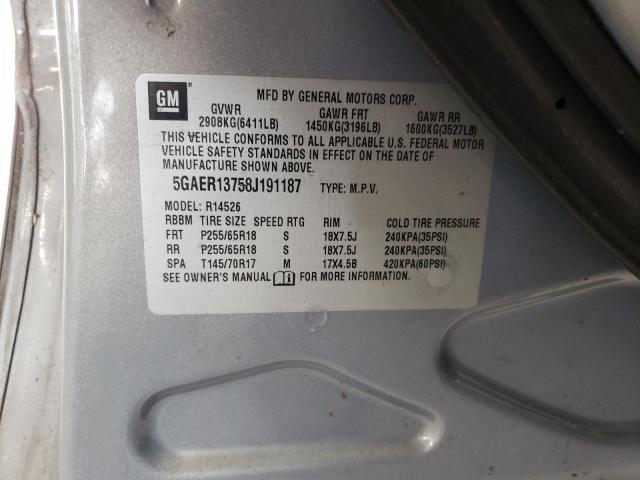 Foto 14 de la subasta – 2008 BUICK ENCLAVE CX con VIN 5GAER13758J191187
