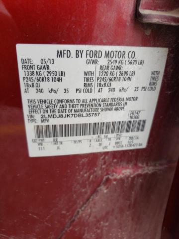 Photo 14 from auction – 2013 LINCOLN MKX with VIN 2LMDJ8JK7DBL35757