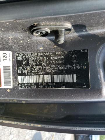 Photo 14 from auction – 2016 TOYOTA SIENNA XLE with VIN 5TDYK3DC2GS694667