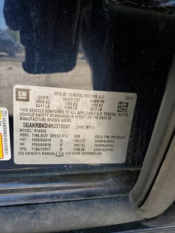 Photo 14 from auction – 2017 BUICK ENCLAVE with VIN 5GAKRBKD4HJ310041
