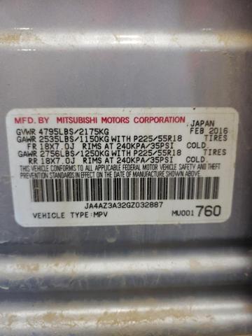 Photo 14 from auction – 2016 MITSUBISHI OUTLANDER with VIN JA4AZ3A32GZ032887