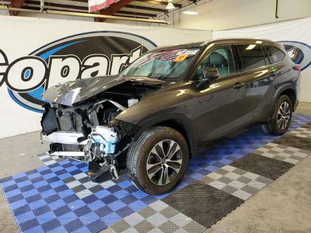 Photo 1 from auction – 2022 TOYOTA HIGHLANDER with VIN 5TDGZRAH6NS551339