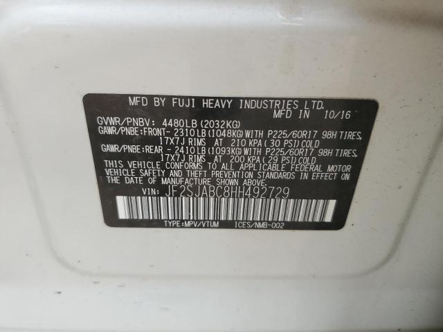 Photo 14 from auction – 2017 SUBARU FORESTER 2 with VIN JF2SJABC8HH492729