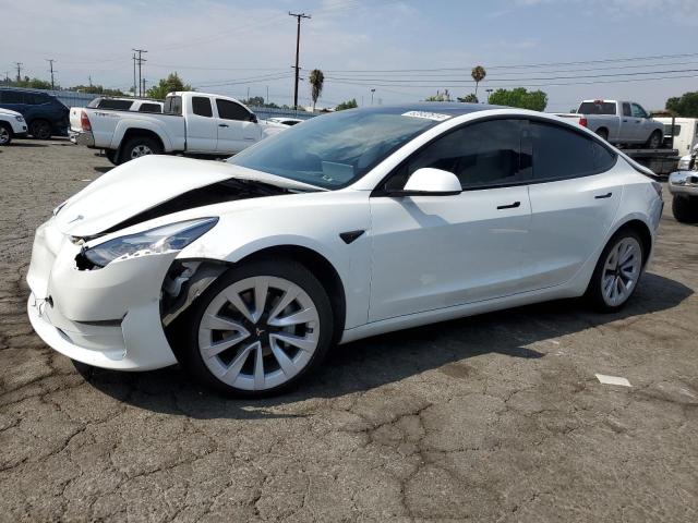 TESLA MODEL 3 2022 with VIN 5YJ3E1EBXNF197346 - Photo from auction