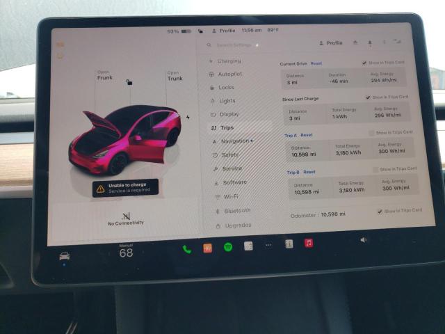 Photo 9 from auction – 2023 TESLA MODEL Y with VIN 7SAYGDEF6PF895866