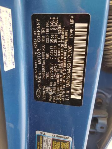 Photo 14 from auction – 2016 HYUNDAI TUCSON LIM with VIN KM8J33A48GU179708