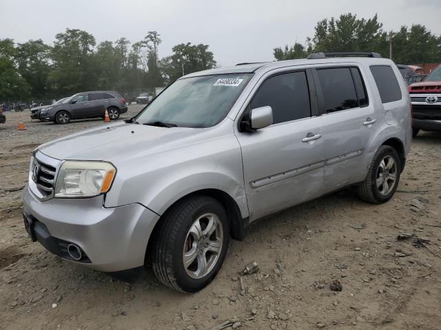 HONDA PILOT EXLN 2013 with VIN 5FNYF4H7XDB050101 - Photo from auction