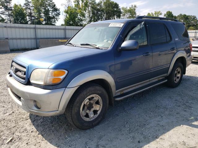 TOYOTA SEQUOIA SR 2002 with VIN 5TDZT34A52S125188 - Photo from auction