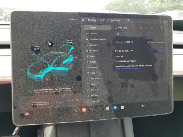 Photo 9 from auction – 2023 TESLA MODEL Y with VIN 7SAYGDED6PF935135