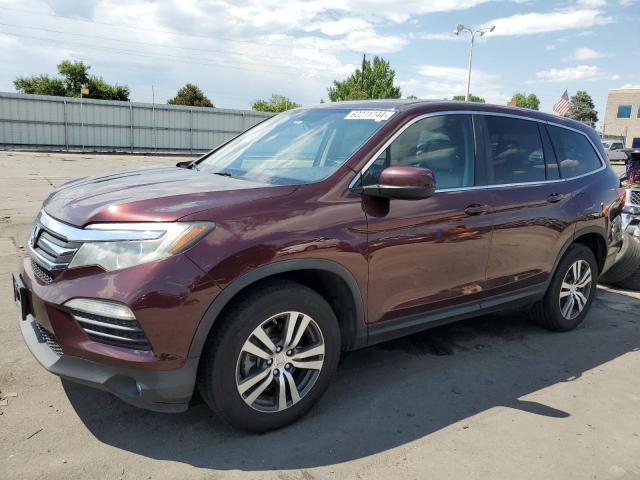 HONDA PILOT EXL 2016 with VIN 5FNYF6H58GB071222 - Photo from auction