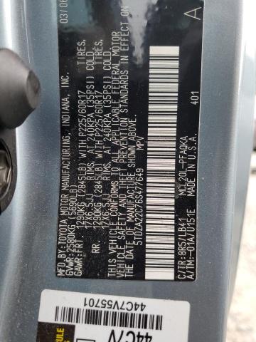 Zdjęcie 14 z aukcji – 2006 TOYOTA SIENNA z VIN 5TDZA22C76S477649