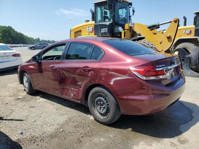Photo 2 from auction – 2013 HONDA CIVIC LX with VIN 2HGFB2F5XDH587748