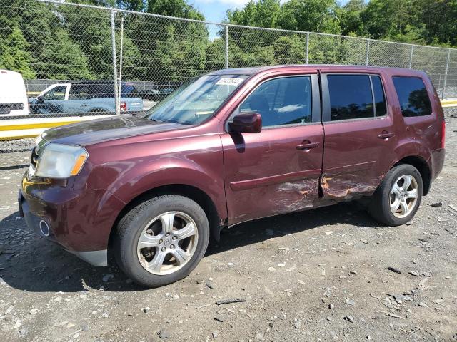 HONDA PILOT EXL 2012 with VIN 5FNYF4H69CB056297 - Photo from auction