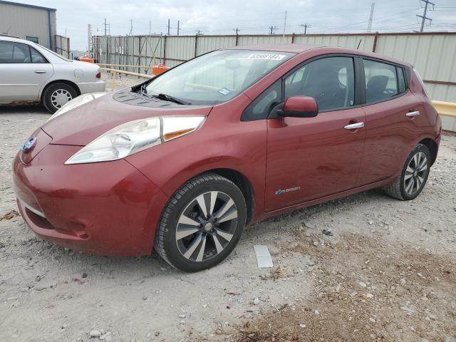 NISSAN LEAF S 2015 with VIN 1N4AZ0CP7FC323770 - Photo from auction