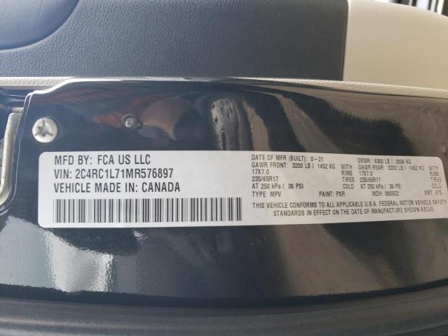 Photo 14 from auction – 2021 CHRYSLER PACIFICA H with VIN 2C4RC1L71MR576897