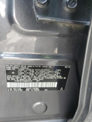 Photo 14 from auction – 2013 TOYOTA RAV4 XLE with VIN 2T3RFREV4DW050240