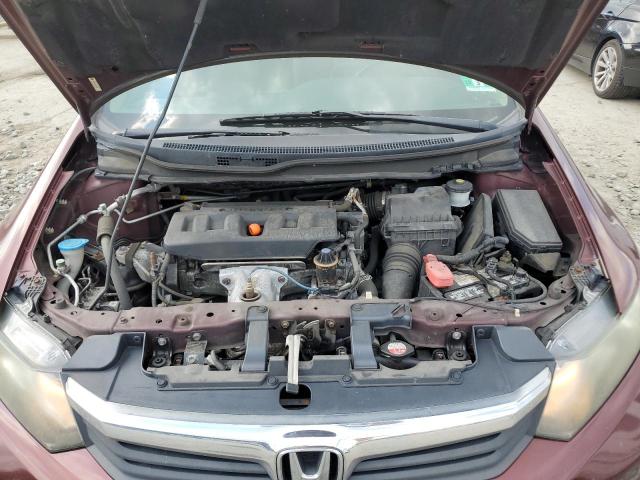Photo 11 from auction – 2012 HONDA CIVIC LX with VIN 19XFB2F52CE321553