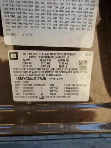 Photo 14 from auction – 2020 BUICK ENVISION E with VIN LRBFXCSA4LD127438