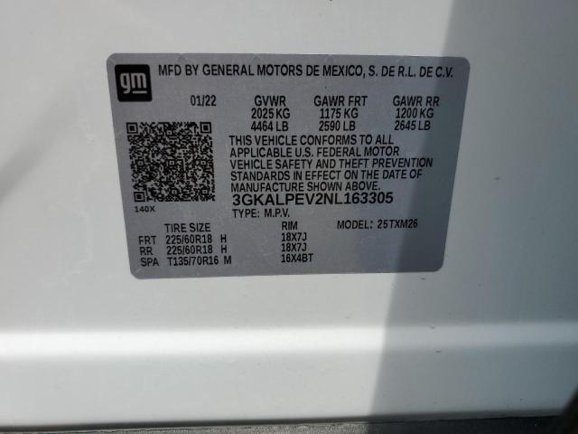 Photo 14 from auction – 2022 GMC TERRAIN SL with VIN 3GKALPEV2NL163305