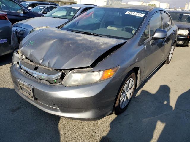 HONDA CIVIC LX 2012 with VIN JHMFB2F59CS004591 - Photo from auction