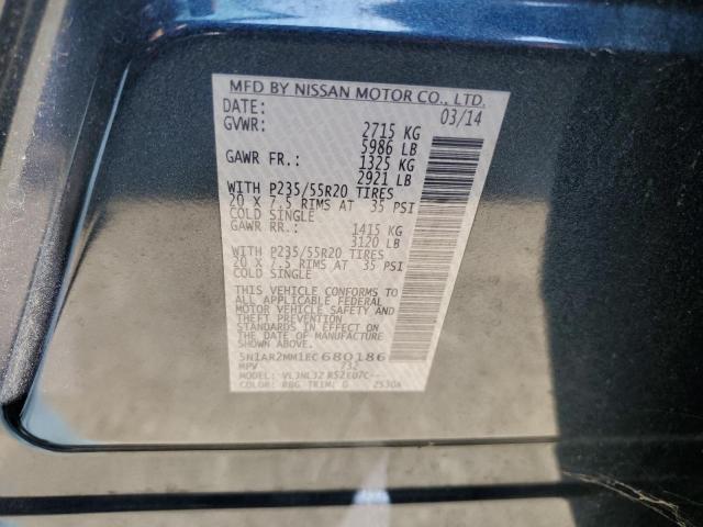 Photo 14 from auction – 2014 NISSAN PATHFINDER with VIN 5N1AR2MM1EC680186