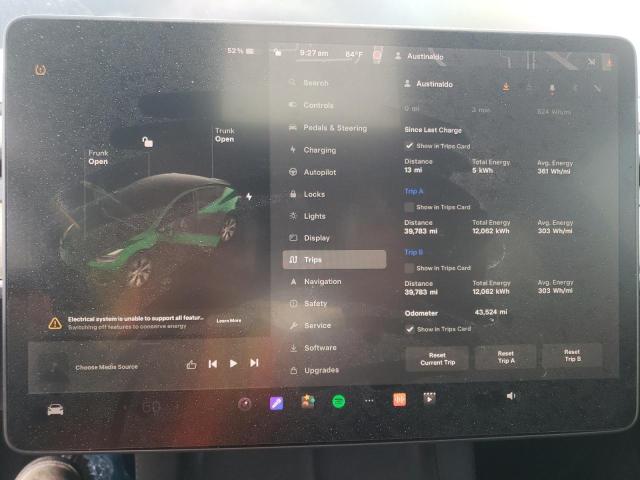 Photo 9 from auction – 2021 TESLA MODEL Y with VIN 5YJYGDEE1MF198444