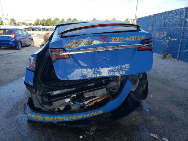 Photo 6 from auction – 2021 TESLA MODEL X with VIN 5YJXCDE21MF325092
