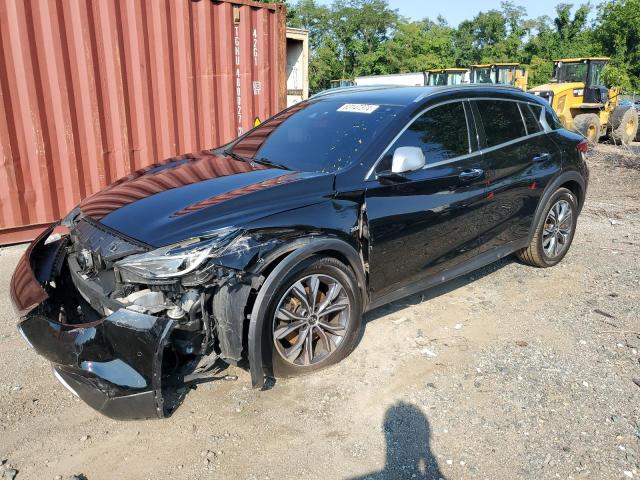 INFINITI QX30 BASE 2018 with VIN SJKCH5CR2JA043955 - Photo from auction