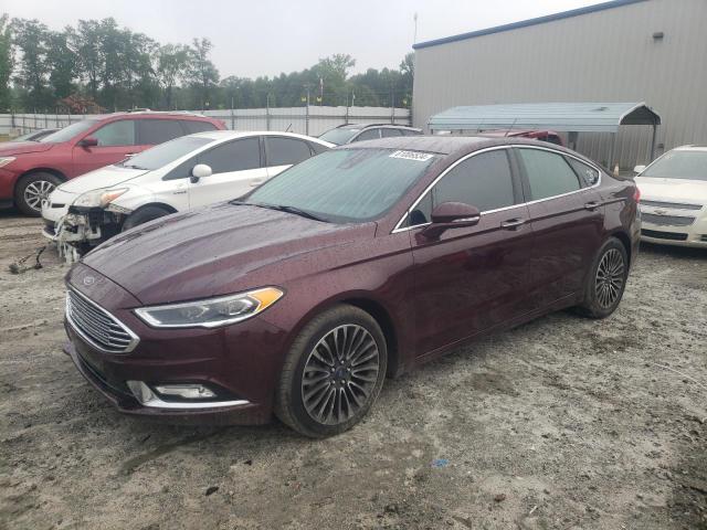 FORD FUSION SE 2017 with VIN 3FA6P0HD7HR104614 - Photo from auction