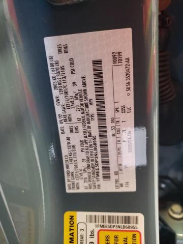 Photo 14 from auction – 2022 FORD BRONCO BAS with VIN 1FMEE5DP3NLB68955