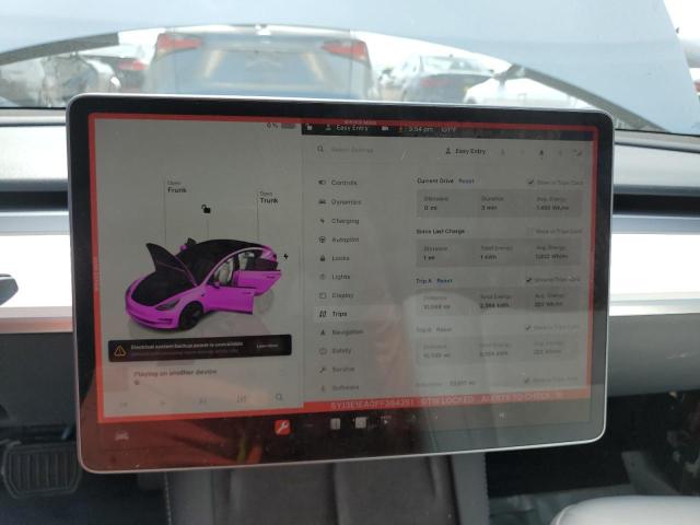 Photo 9 from auction – 2023 TESLA MODEL 3 with VIN 5YJ3E1EA0PF384251