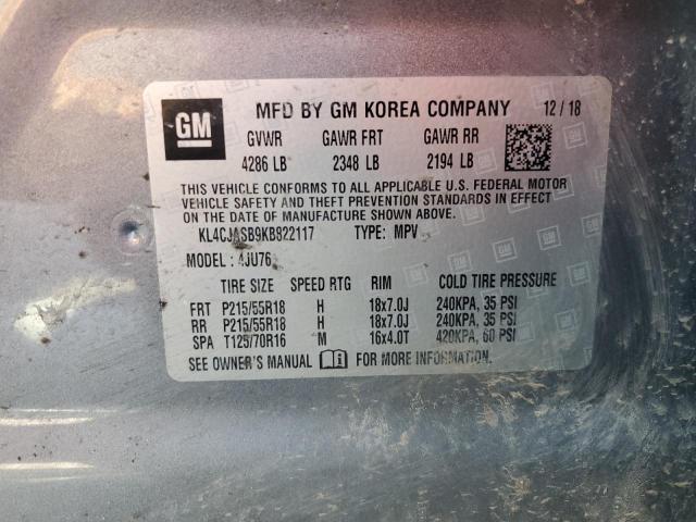 Photo 14 from auction – 2019 BUICK ENCORE PRE with VIN KL4CJASB9KB822117