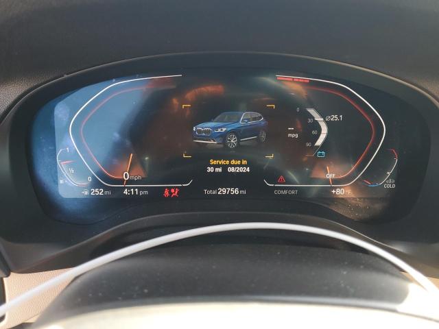Photo 9 from auction – 2022 BMW X3 SDRIVE3 with VIN 5UX43DP09N9J86693