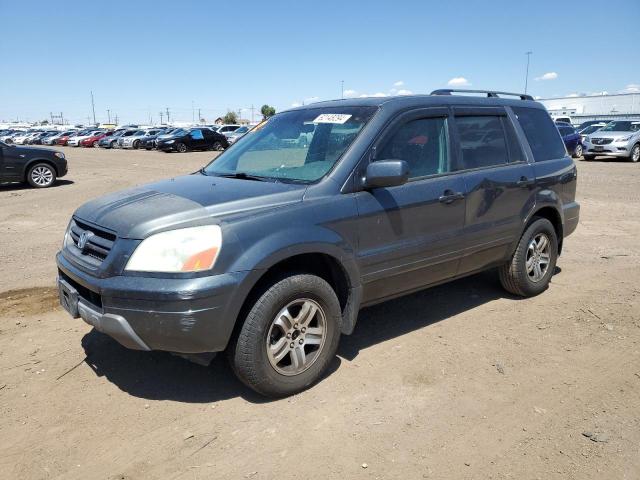 HONDA PILOT EX 2004 with VIN 2HKYF18444H509841 - Photo from auction