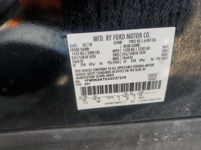 Photo 14 from auction – 2018 FORD EXPLORER P with VIN 1FM5K8AT0JGC57235