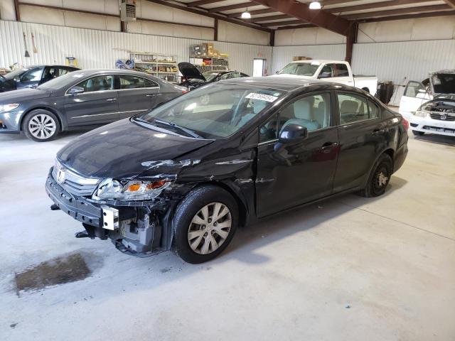 HONDA CIVIC LX 2012 with VIN 19XFB2F56CE369766 - Photo from auction