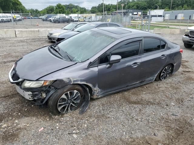 HONDA CIVIC EX 2014 مع رقم تعريف المركبة 2HGFB2F82EH540323 - صورة من المزاد