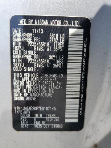 Photo 14 from auction – 2014 NISSAN QUEST LE with VIN JN8AE2KP7E9107145