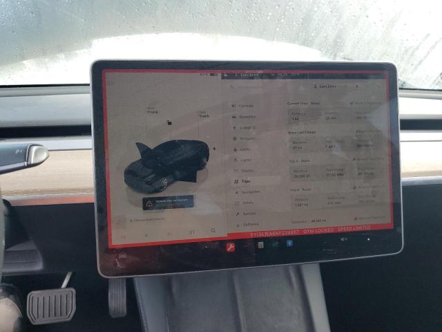 Photo 9 from auction – 2022 TESLA MODEL 3 with VIN 5YJ3E1EA6NF239857