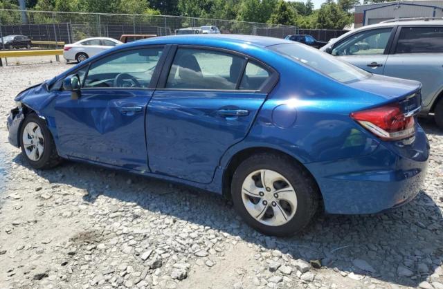 Photo 2 from auction – 2013 HONDA CIVIC LX with VIN 19XFB2F57DE215455