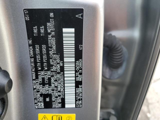 Photo 14 from auction – 2017 LEXUS RX 350 BAS with VIN 2T2ZZMCA5HC065514